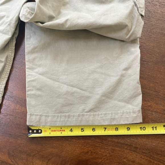 American Eagle Baggy Jogger Cargo Pants Women 12 Stretch Green Utility Wide Leg - Picture 11 of 13